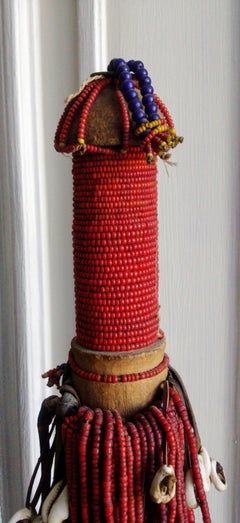 Antique authentic African abstract tribal art, Fali doll, Cameroon, Africa