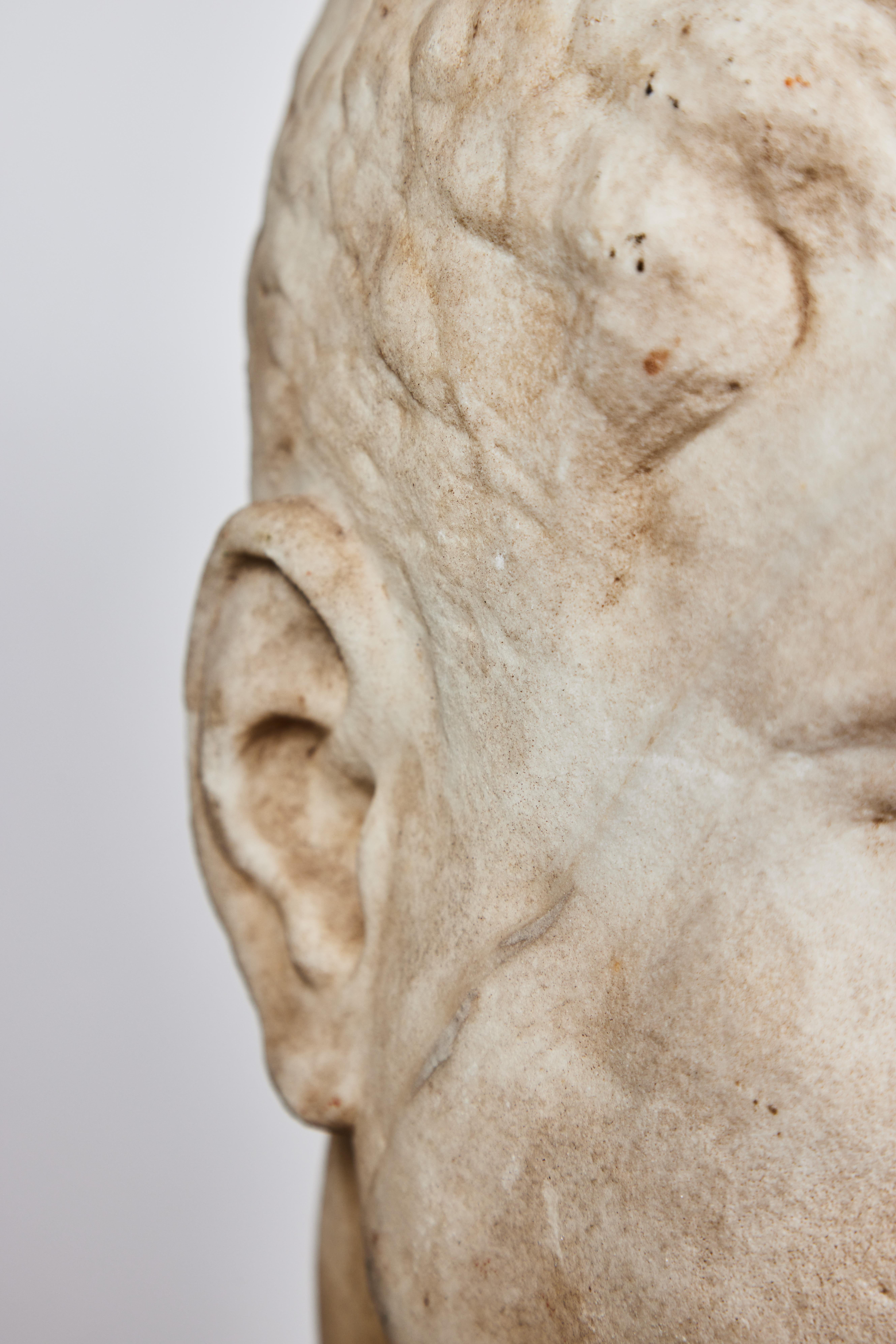 Antique Bust of Roman Emperor Vitellius For Sale 3