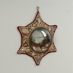 Antique English Star Form Sailors Valentine