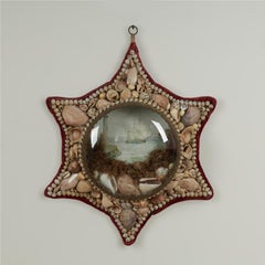 Antique English Star Form Sailors Valentine