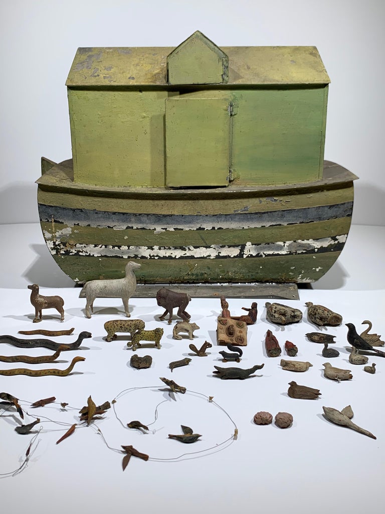 Unknown - Antique Folk Art Toy Noah's Ark Primitive Sculpture For Sale at 1stDibs Unknown - Antique Folk Art Toy Noah's Ark Primitive Sculpture For Sale at 1stDibs