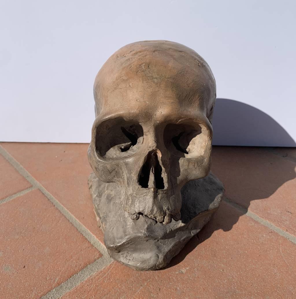 Antiker italienischer Bildhauer – Terrakotta-Skulptur aus dem 18.-19. Jahrhundert – Memento Mori (Alte Meister), Sculpture, von Unknown
