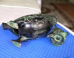 Antique Vintage Bronze bird
