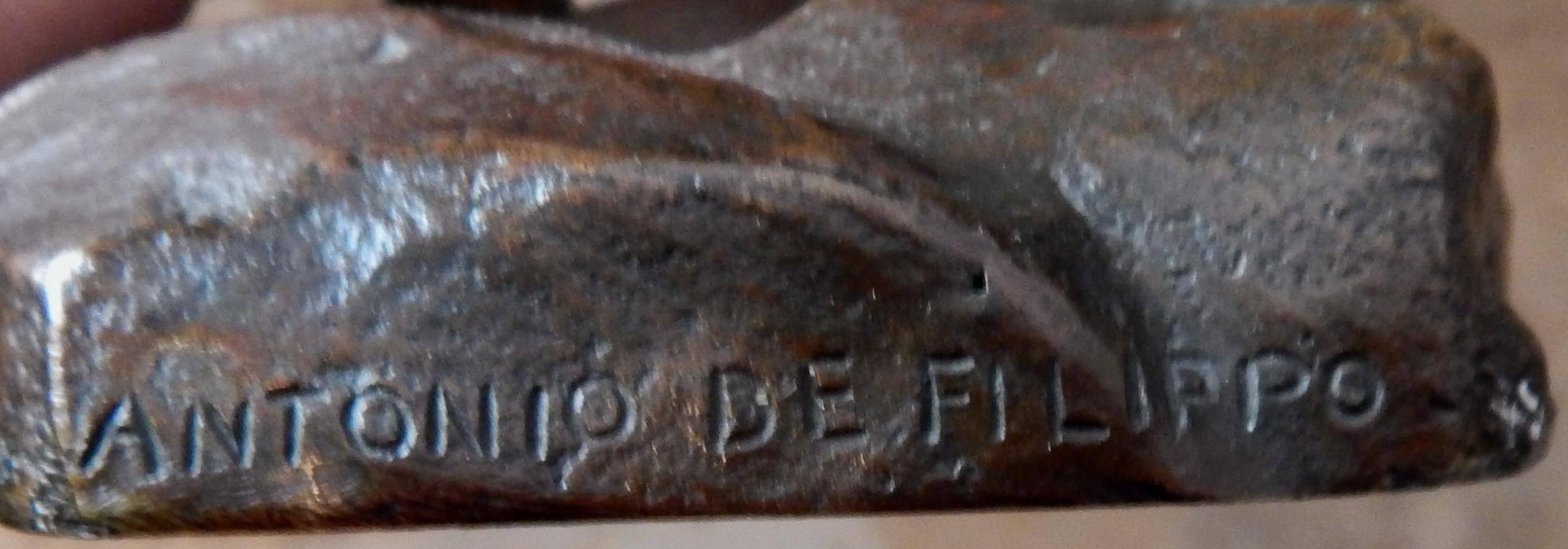 Scultura in bronzo di Antonio de Fillipo, Alano in vendita 1