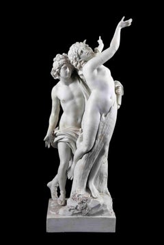 Apollo und Dafne – Vintage-Skulptur von Anonymous – 1712/1719