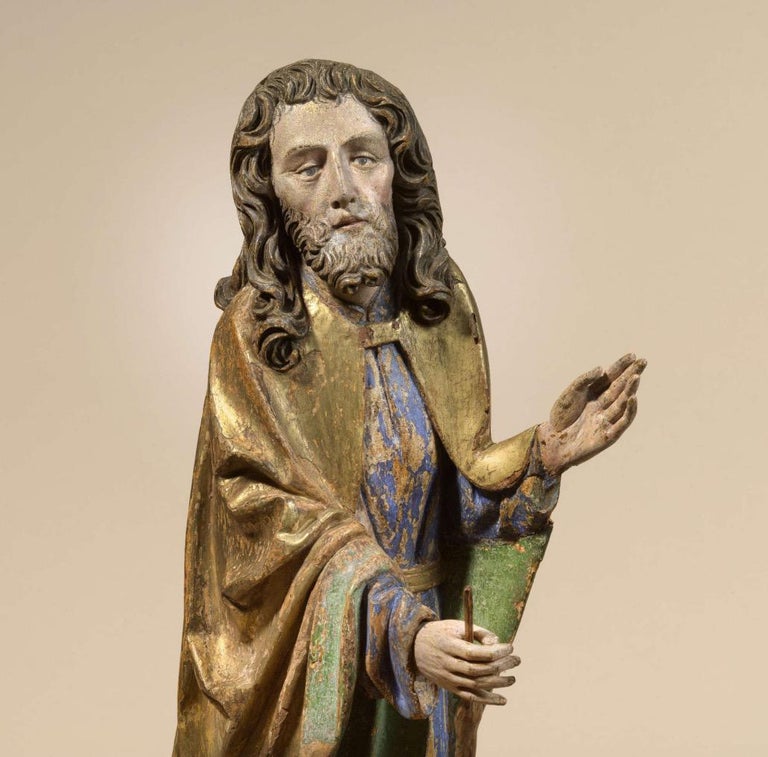 Apostle Jacobus - Sculpture by Unknown