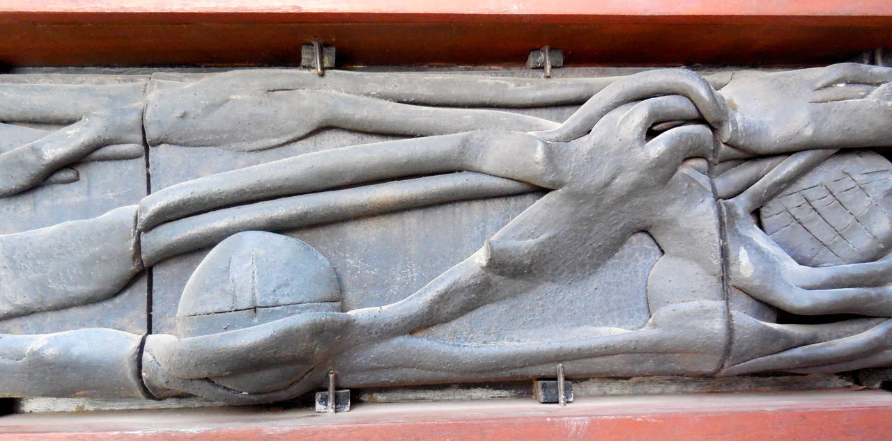 Architectural Ceramic Relief Frieze For Sale 3