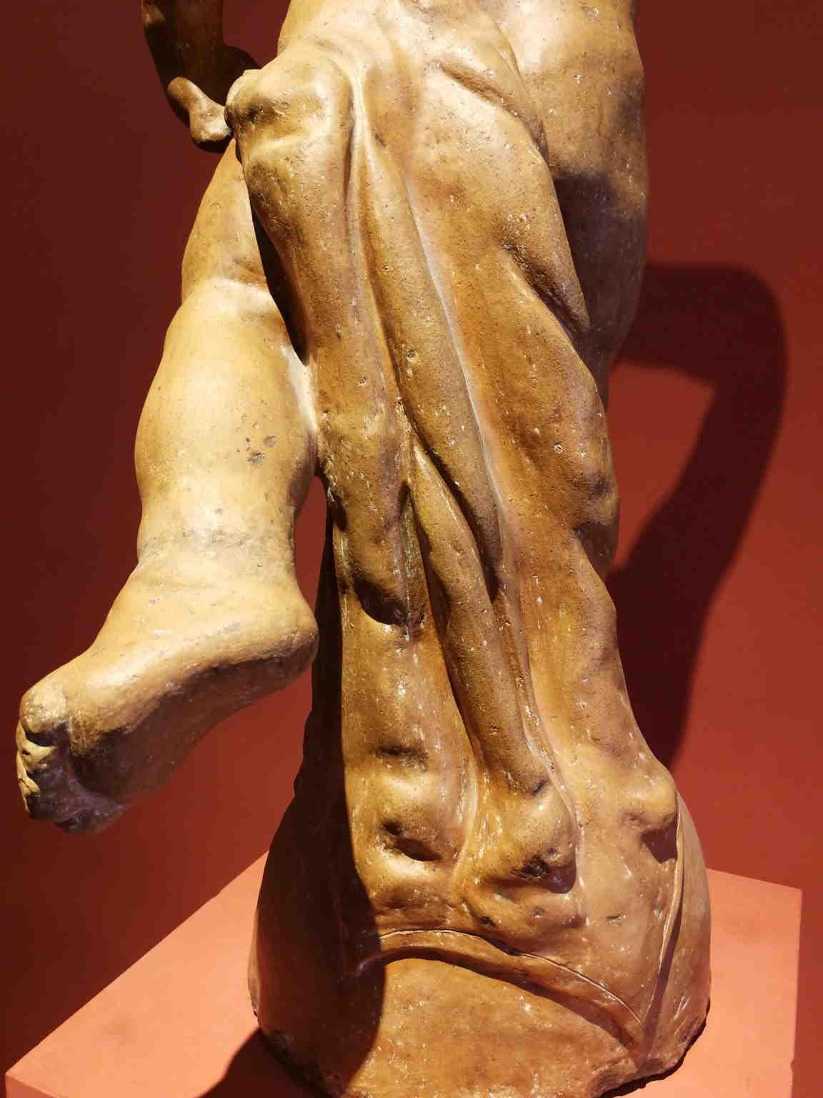 Artista fiorentino del XVII secolo da Verrocchio putto fontana in terracotta For Sale 5