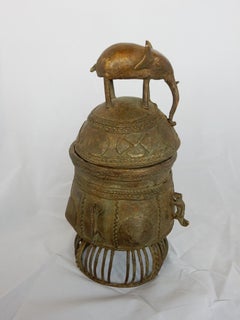 Antique ASANTE GOLD WEIGHT CONTAINER