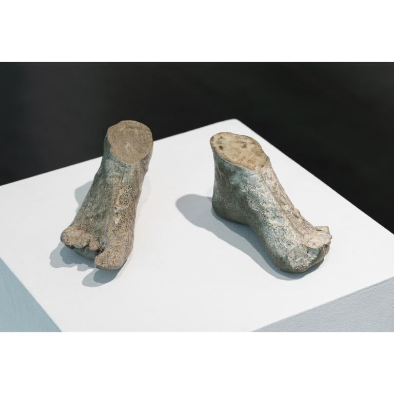 Unknown Abstract Sculpture - Athazagoraphobia in Concrete, 2018