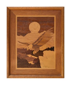 Bald Eagle Marquetry Inlay