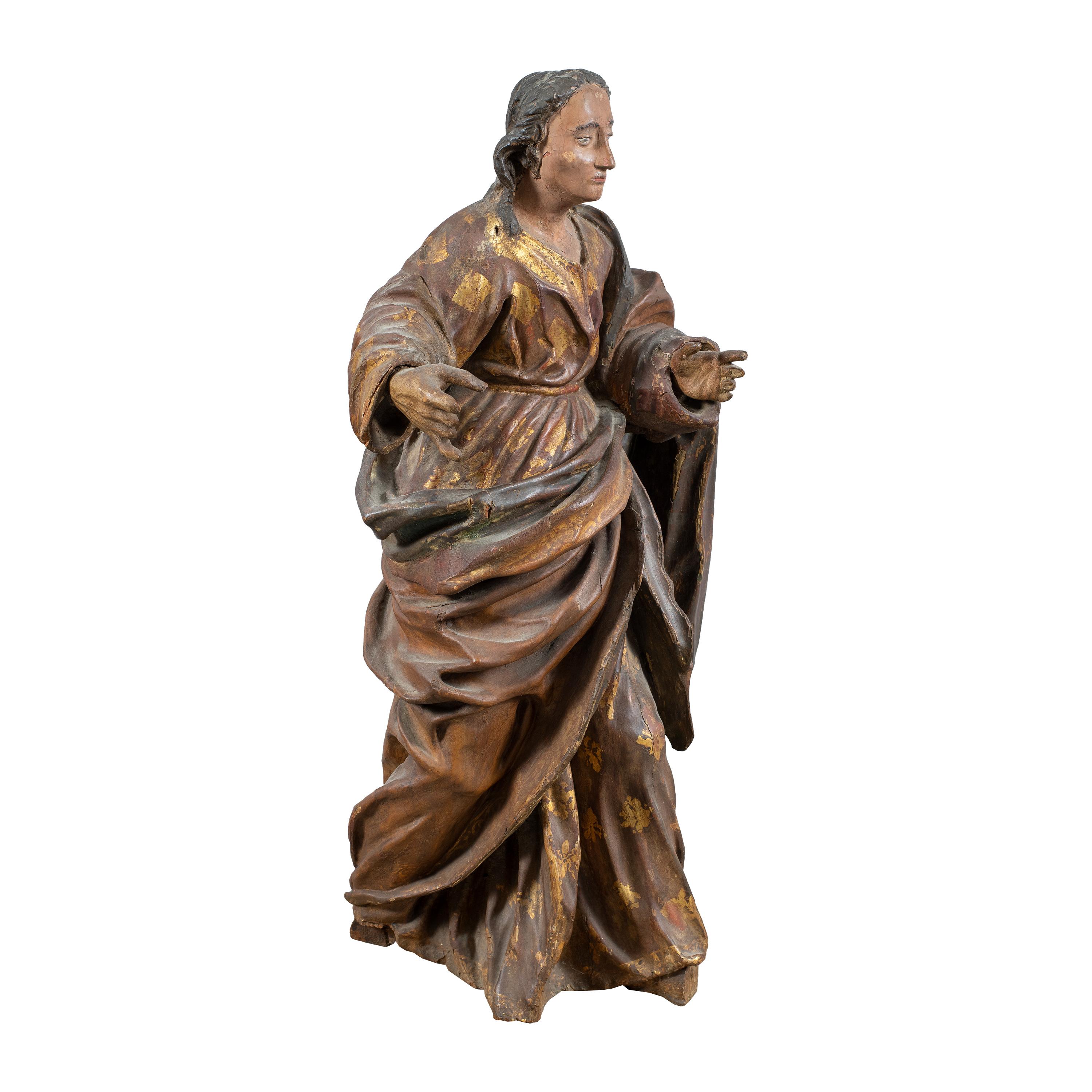 Maestro italiano barocco - Scultura di figura del 17/18° secolo - Santo - Sculpture di Unknown