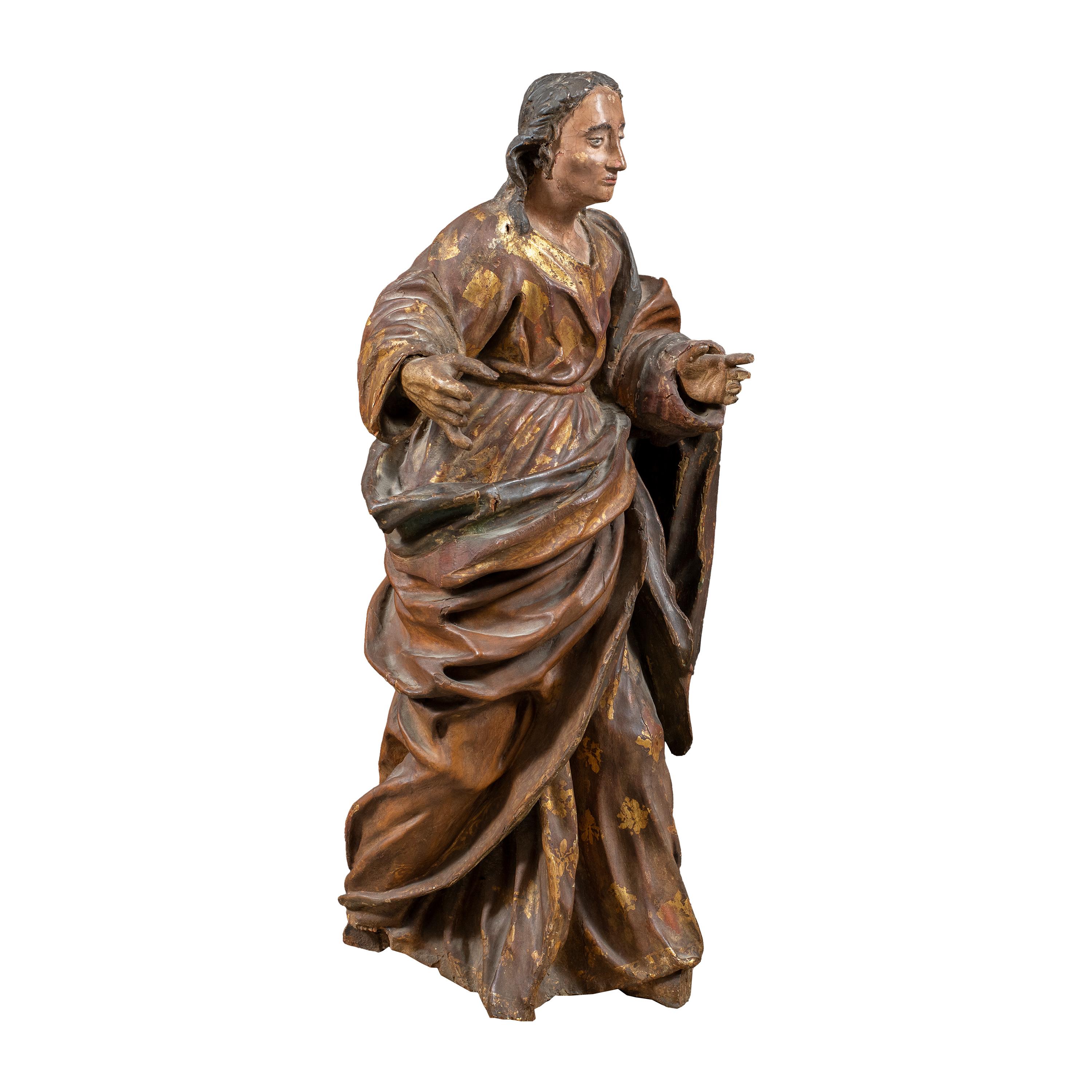 Maître italien baroque - 17/18�ème siècle sculpture figurative - Saint - Sculpture de Unknown