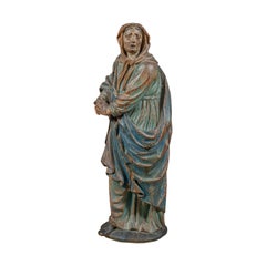 Maestro italiano barocco - Scultura di figura del 17/18° secolo - La Vergine