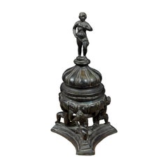 Baroque Italian sculptor - 16/17th century bronze sculpture - Inkwell