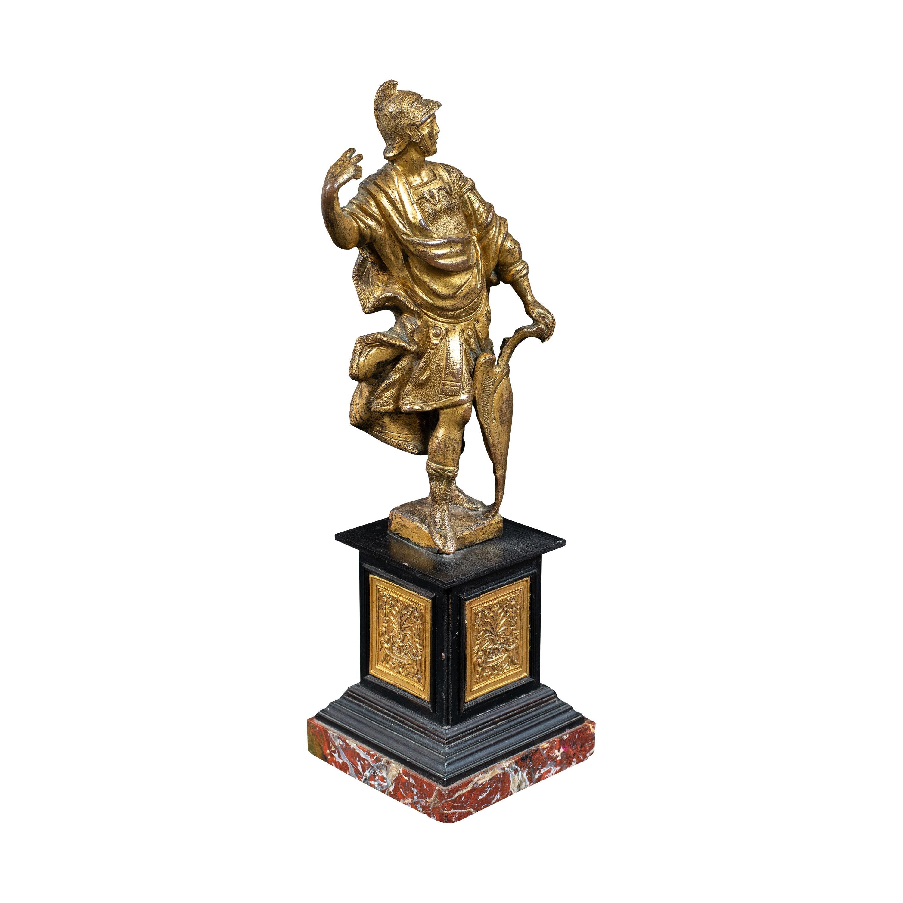 Baroque Roman sculptor - 17th century bronze  sculpture - Mars Warrior - Sculpture by Unknown