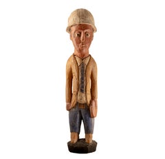 Baule Colonial Figure Ivory Coast