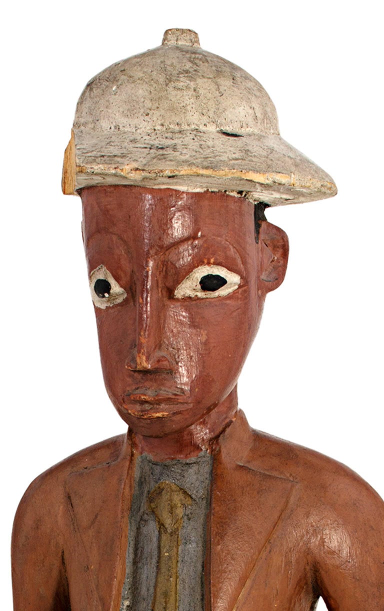 Unknown Baule Colonial Sculpture Ivory Coast, carved wood, Wood