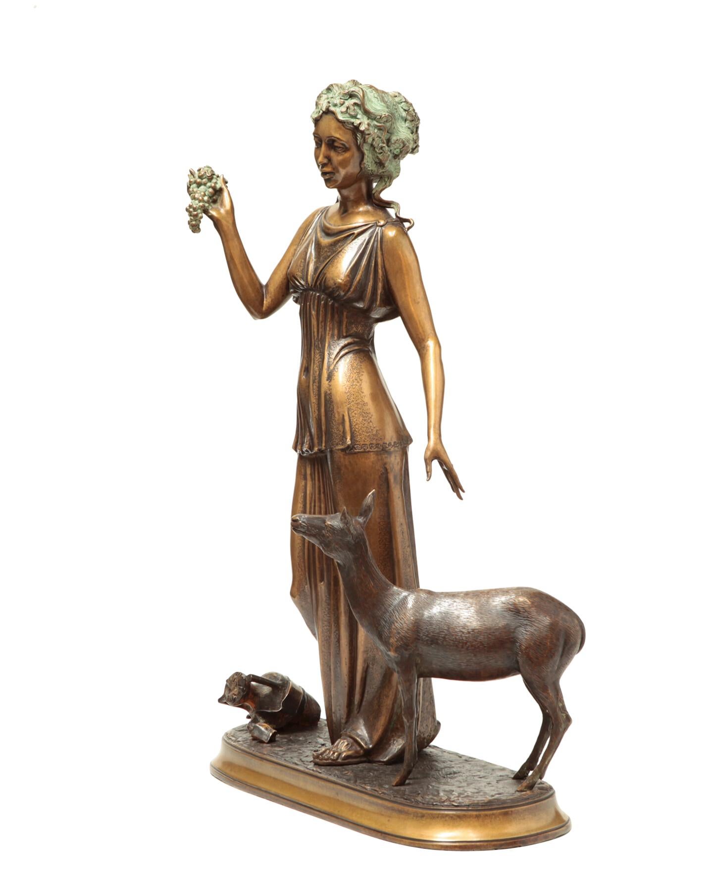 Bellezza della natura, scultura in bronzo di Volodymyr Mykytenko, 2007 - Figurative Sculpture Oro di Volodymyr MYKYTENKO