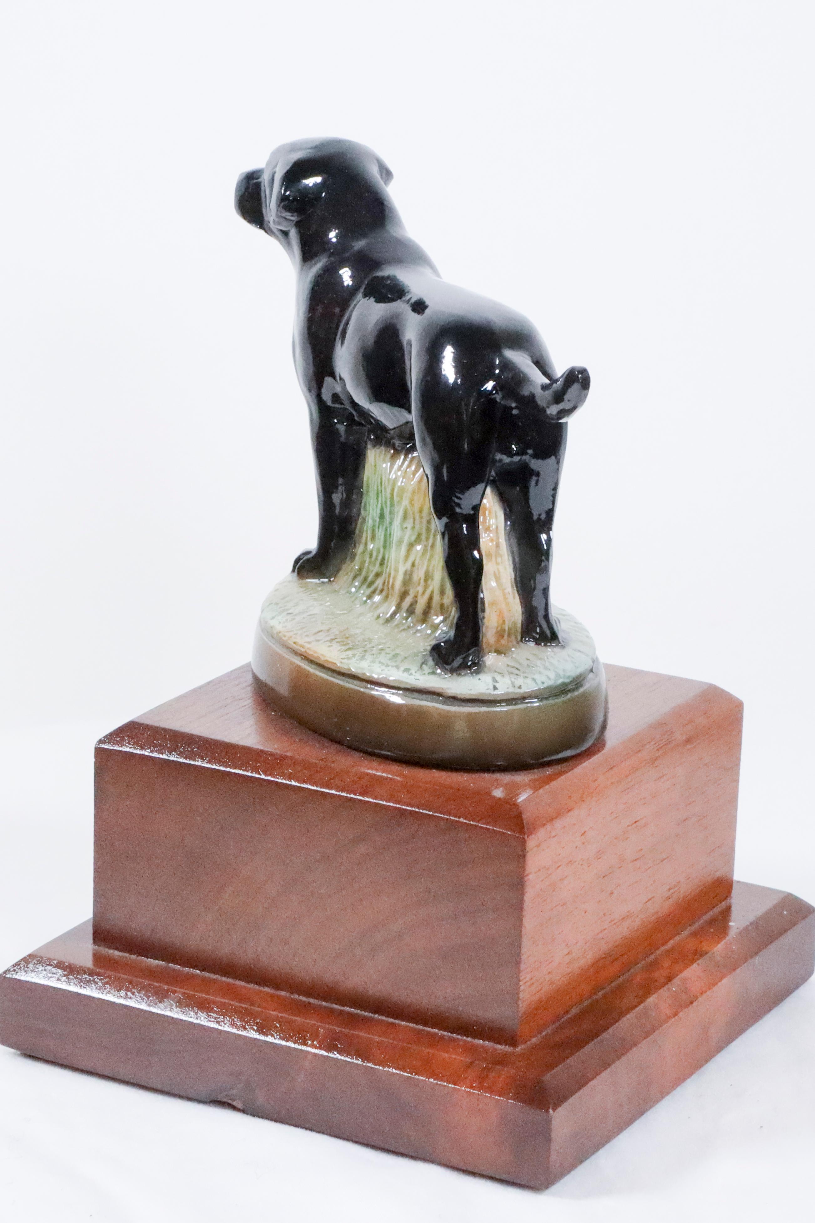 The Black Labrador Retriever, one of the most beloved dogs in the world, was made and hand cast and hand painted from the foundry that cast all of the jockeys for the 21 Club in NYC.  We have used these for trophys, keepsakes and the object you love