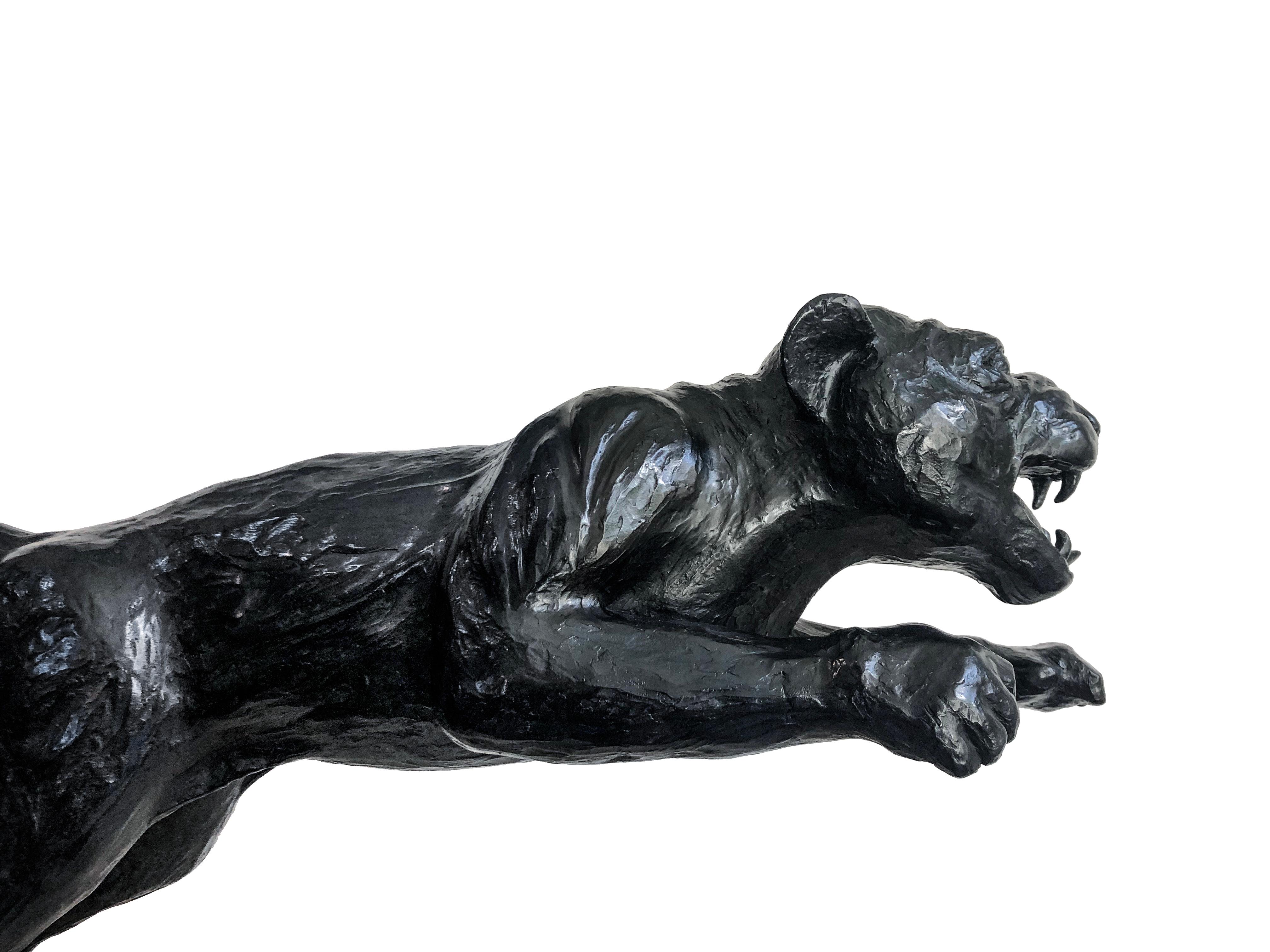 black bronze sculpture