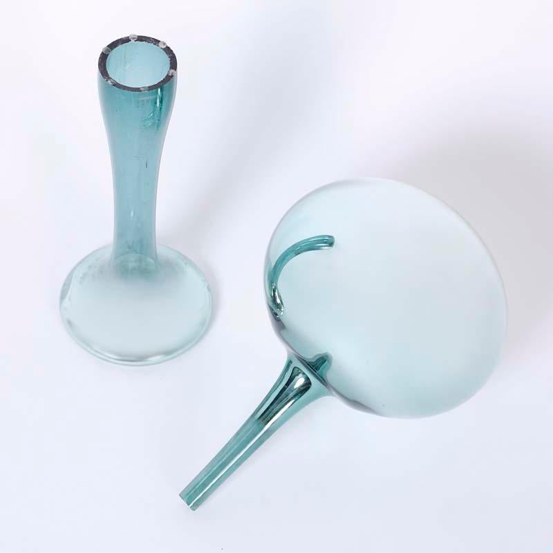 Blaue Quecksilber-Glaskugel im Angebot 1