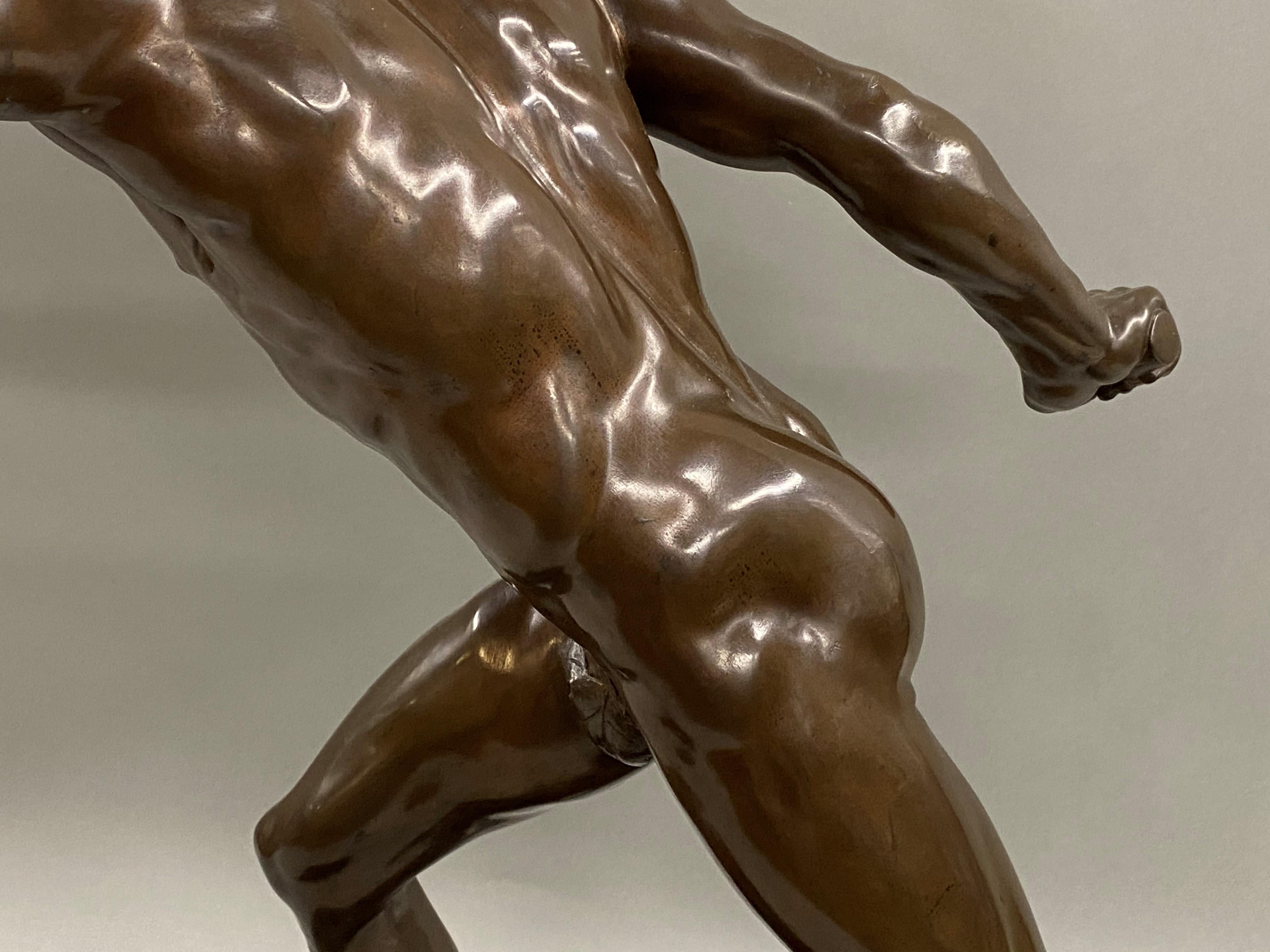 borghese gladiator bronze