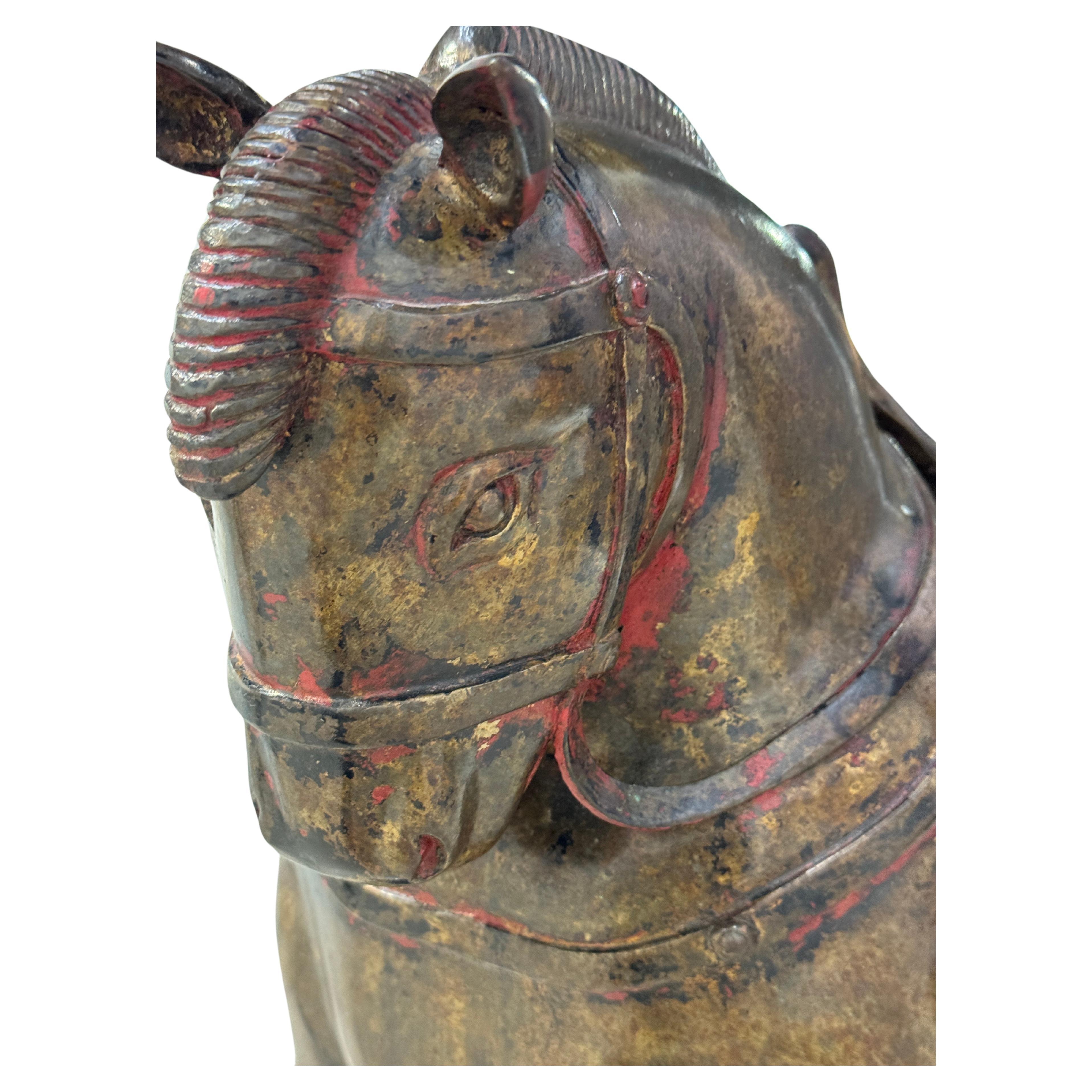 Scultura di cavallo in bronzo in stile Botero - Sculpture Moderno di Unknown