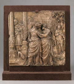 Brabant, Relief with the Visitation, Alabaster