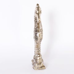 Brass Seahorse Sculpture