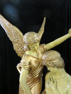 Bronze Cupid and Psyche Statue