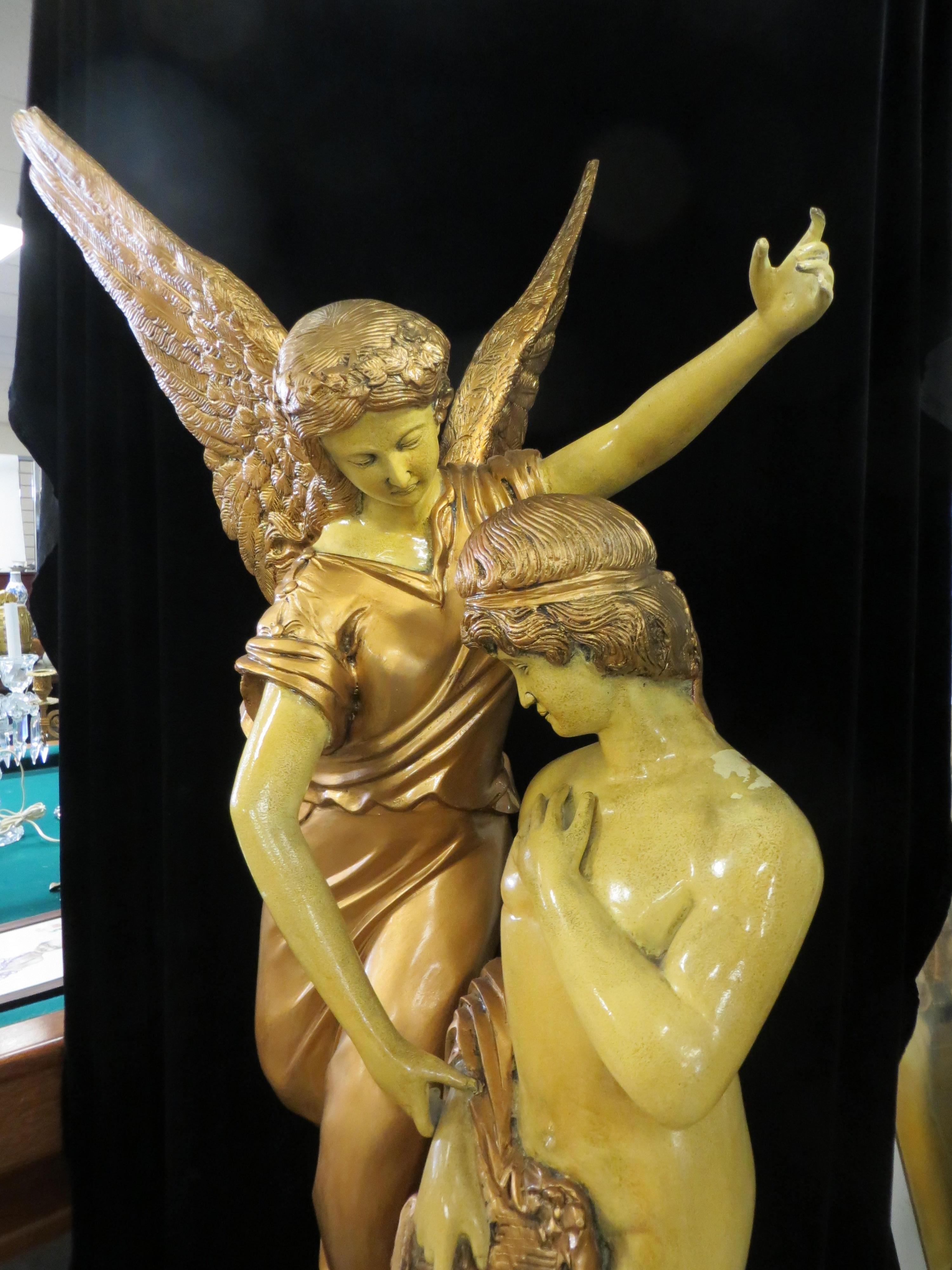 psyche and eros statue