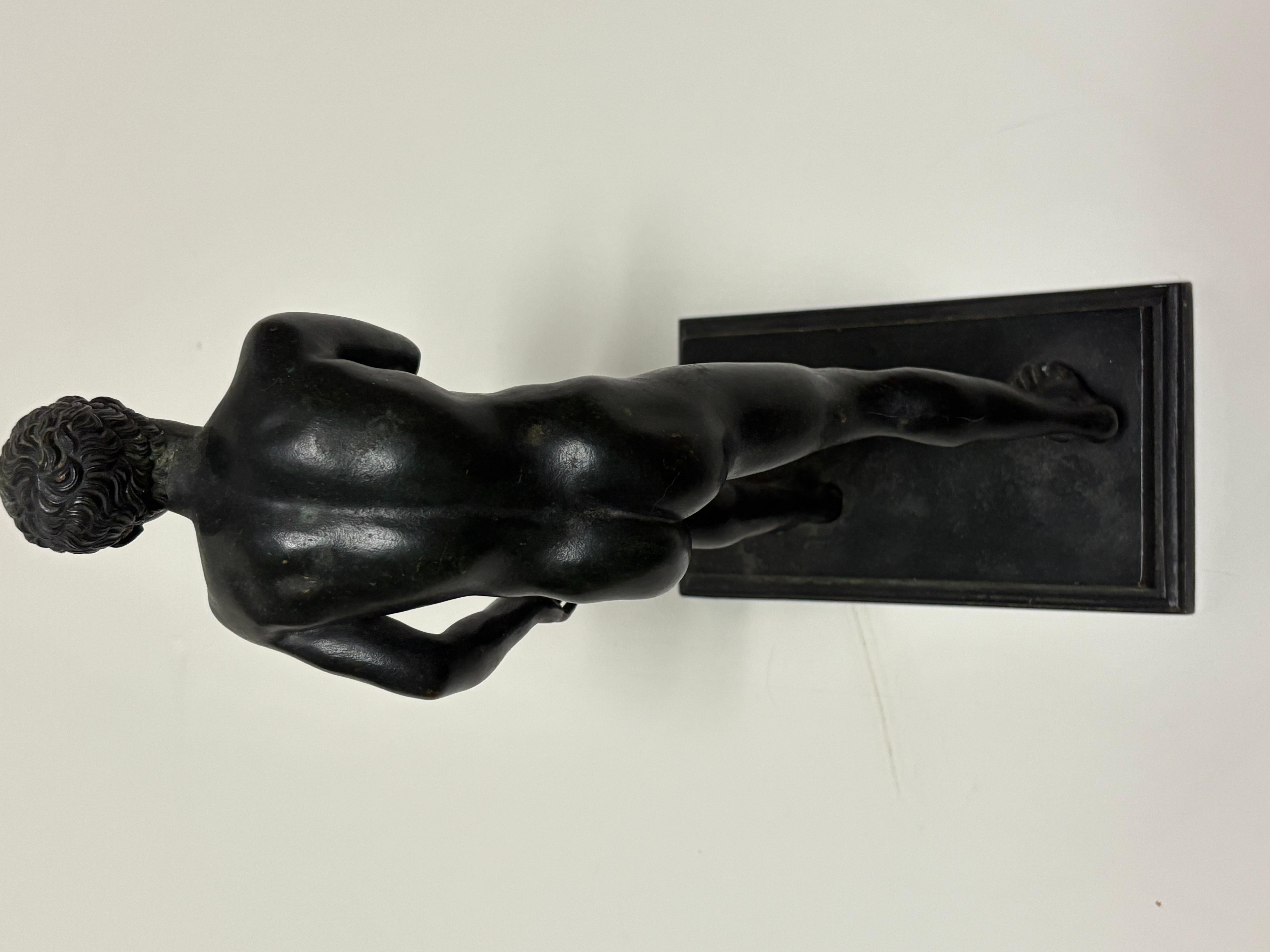 “Bronze Figure of an Athlete After the Antique, 19th Century“ For Sale 1