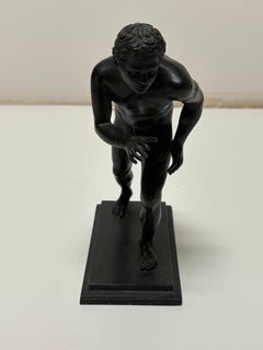 “Bronze Figure of an Athlete After the Antique, 19th Century“