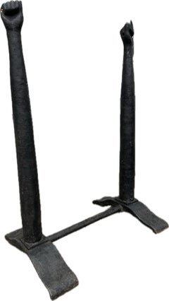 Sculptures en bronze - Folk Art Hitching Post Study (Convertible Mirror Frame)