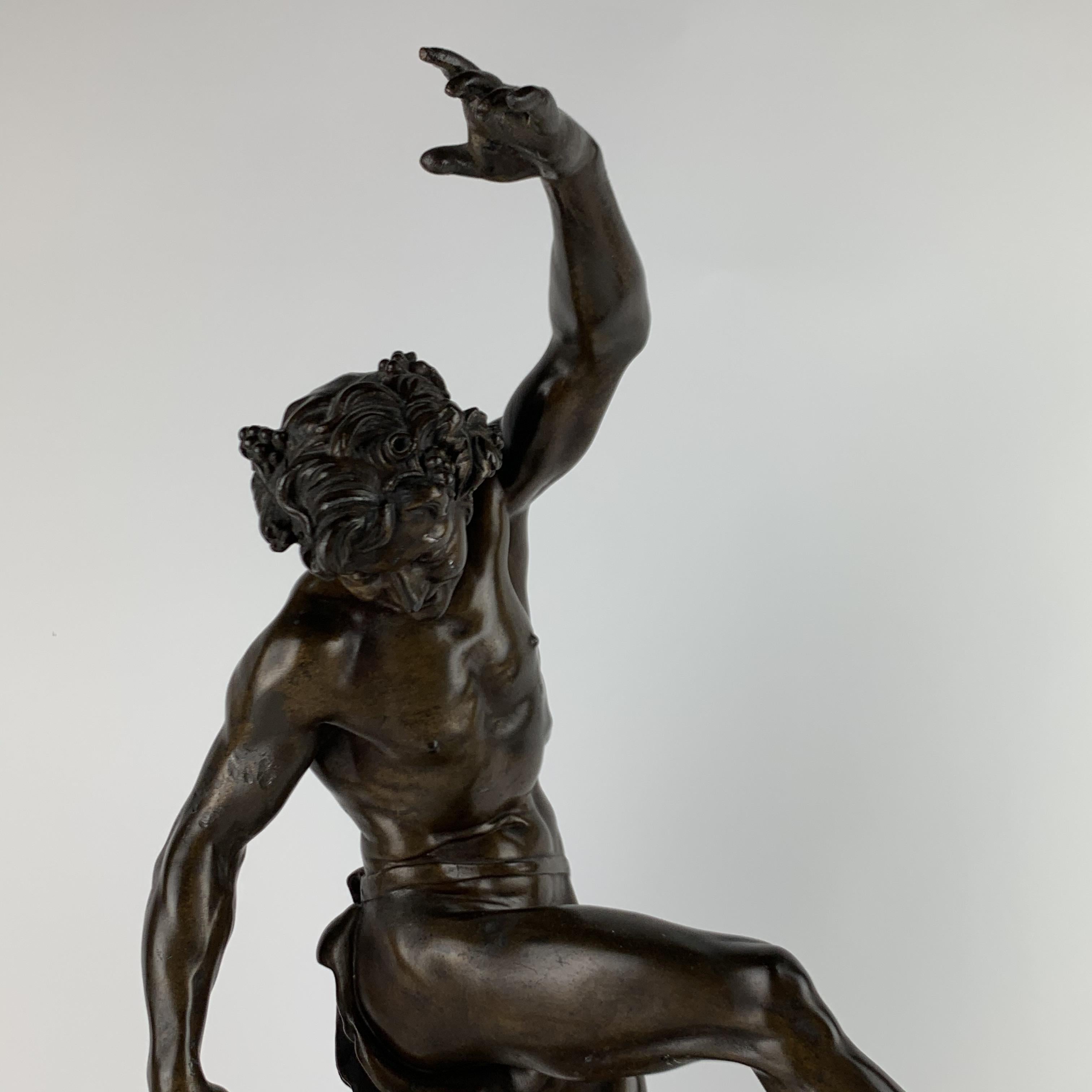 bacchus bronze sculpture
