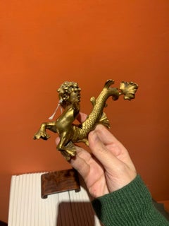 Bronzetto figurativo mitologico di stile manierista fiorentino del XIX secolo