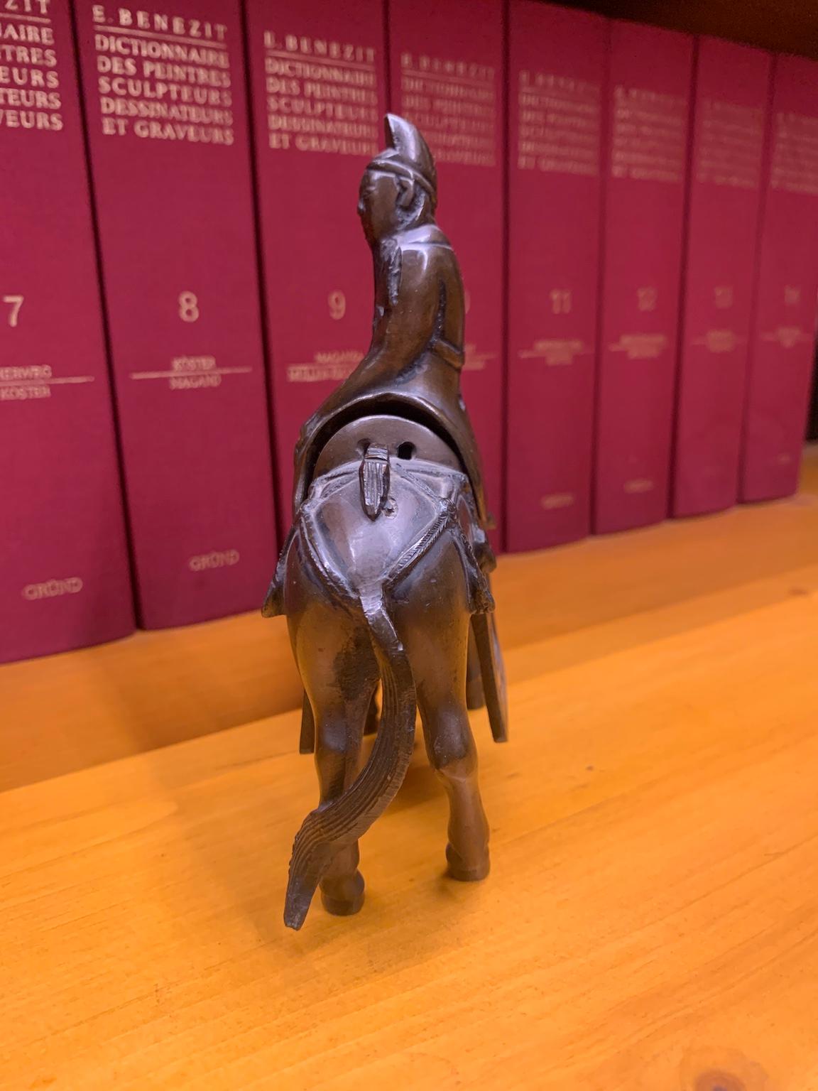 Incensario figurativo chino bronce siglo XIX dinastía Qing en venta 4