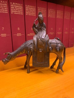 Chinese Qing dynasty figurative censer bronze 19th century