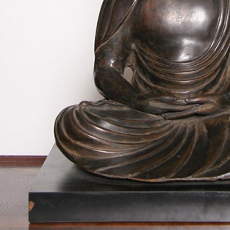Buddha - Gold Figurative Sculpture by Unknown