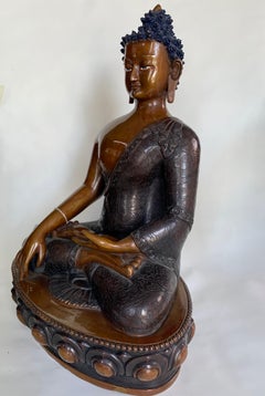 Buddha Statue 12 Inch Handcrafted by Lost Wax Process