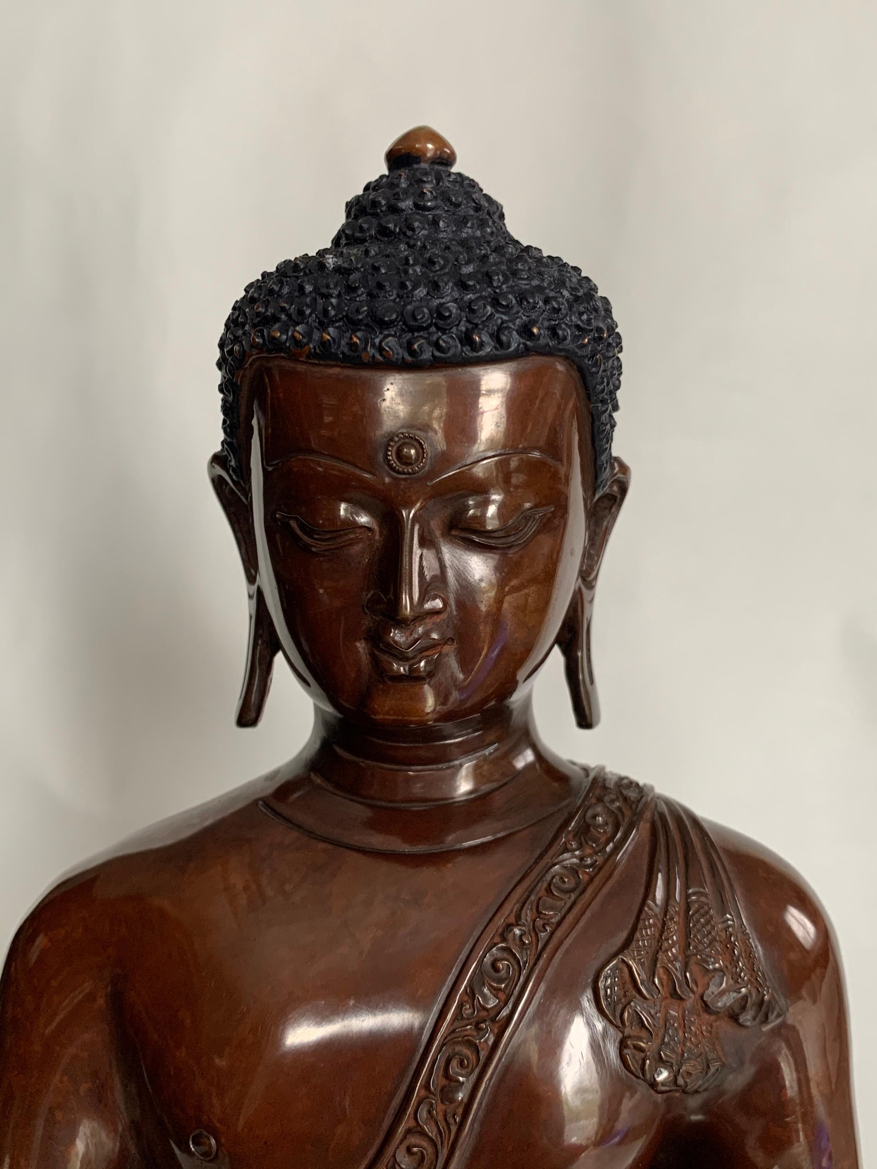 Buddha Statue 12 Inch Handcrafted by Lost Wax Process 1