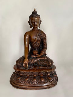 Buddha Statue 8 Inch Handcrafted by Lost Wax Process