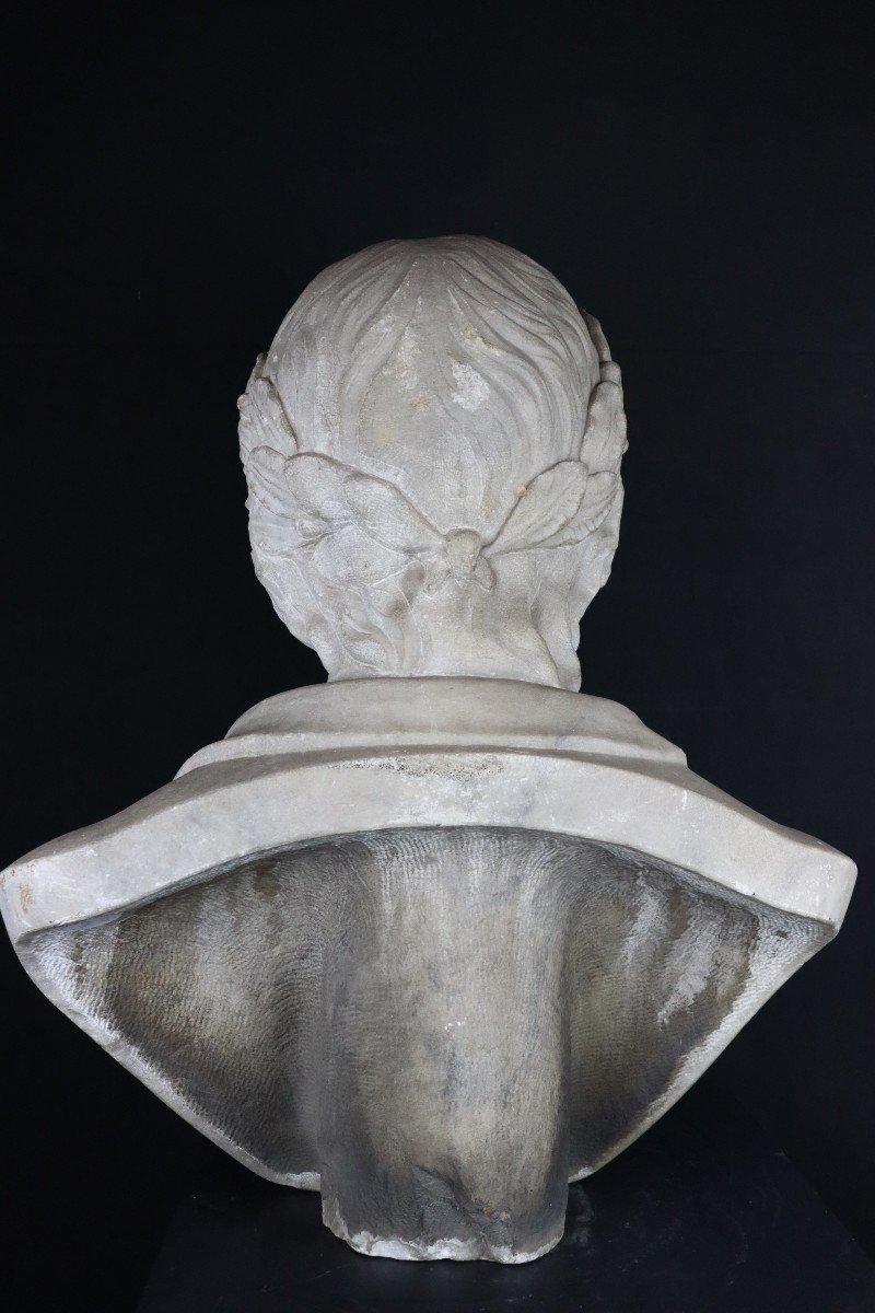 BUST aus Marmor, wahrscheinlich aus Carrara, der König Henri IV. repräsentiert, 18. Jahrhundert im Angebot 3