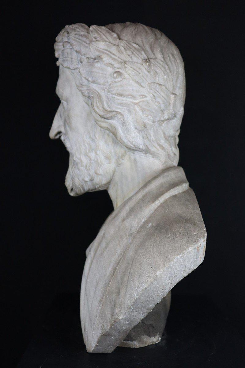 BUST aus Marmor, wahrscheinlich aus Carrara, der König Henri IV. repräsentiert, 18. Jahrhundert im Angebot 5