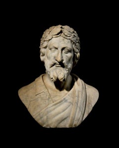 BUST in marble probably from Carrara representing King Henri IV 18th century
