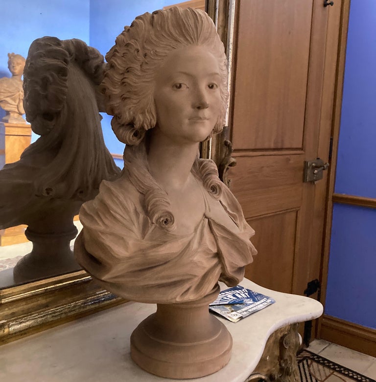 Unknown - Bust of a Lady, Madame Comtesse Du Barry, Terracotta Bust, French  Antique School For Sale at 1stDibs