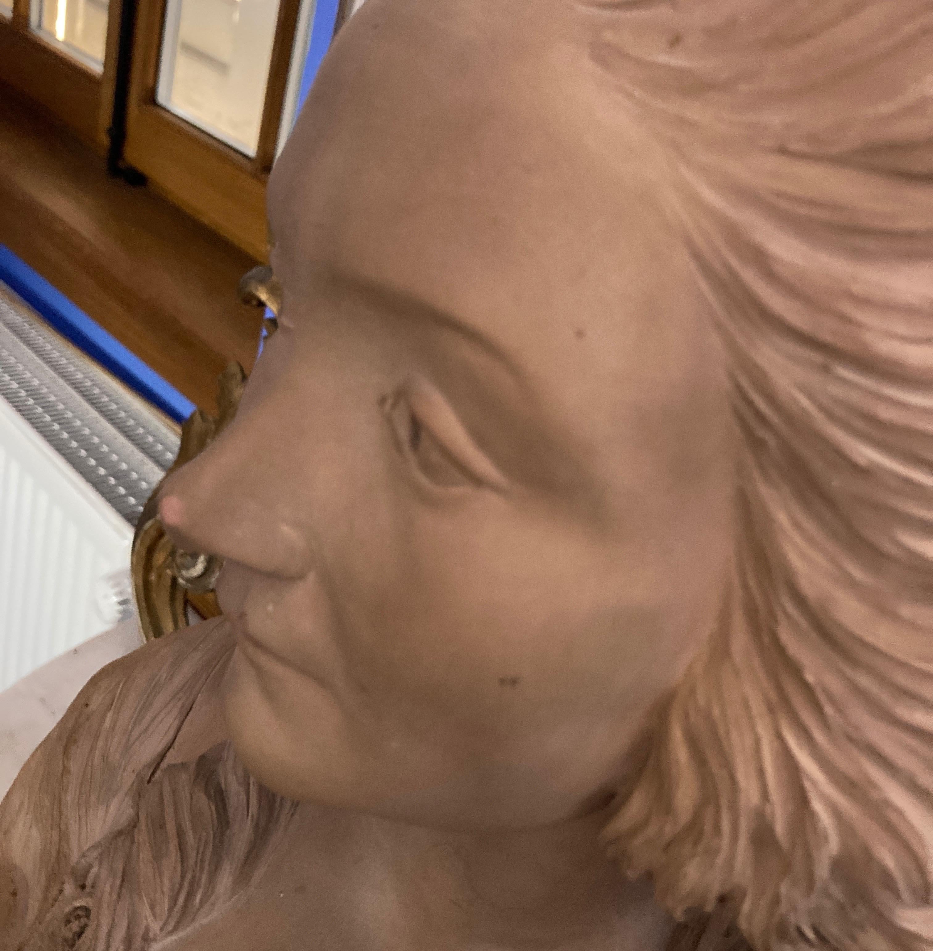 Terrakotta-Büste einer Dame, Madame Comtesse Du Barry, Französische antike Schule im Angebot 5