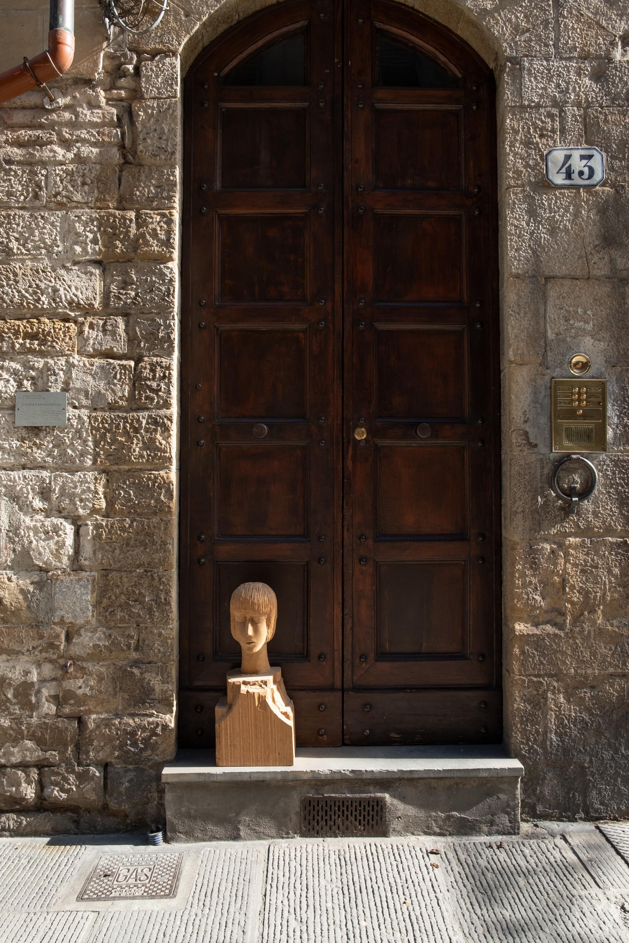 Bust Of A Young Girl In Arte Povera Style. Italy. Mid XX Century. in vendita 11