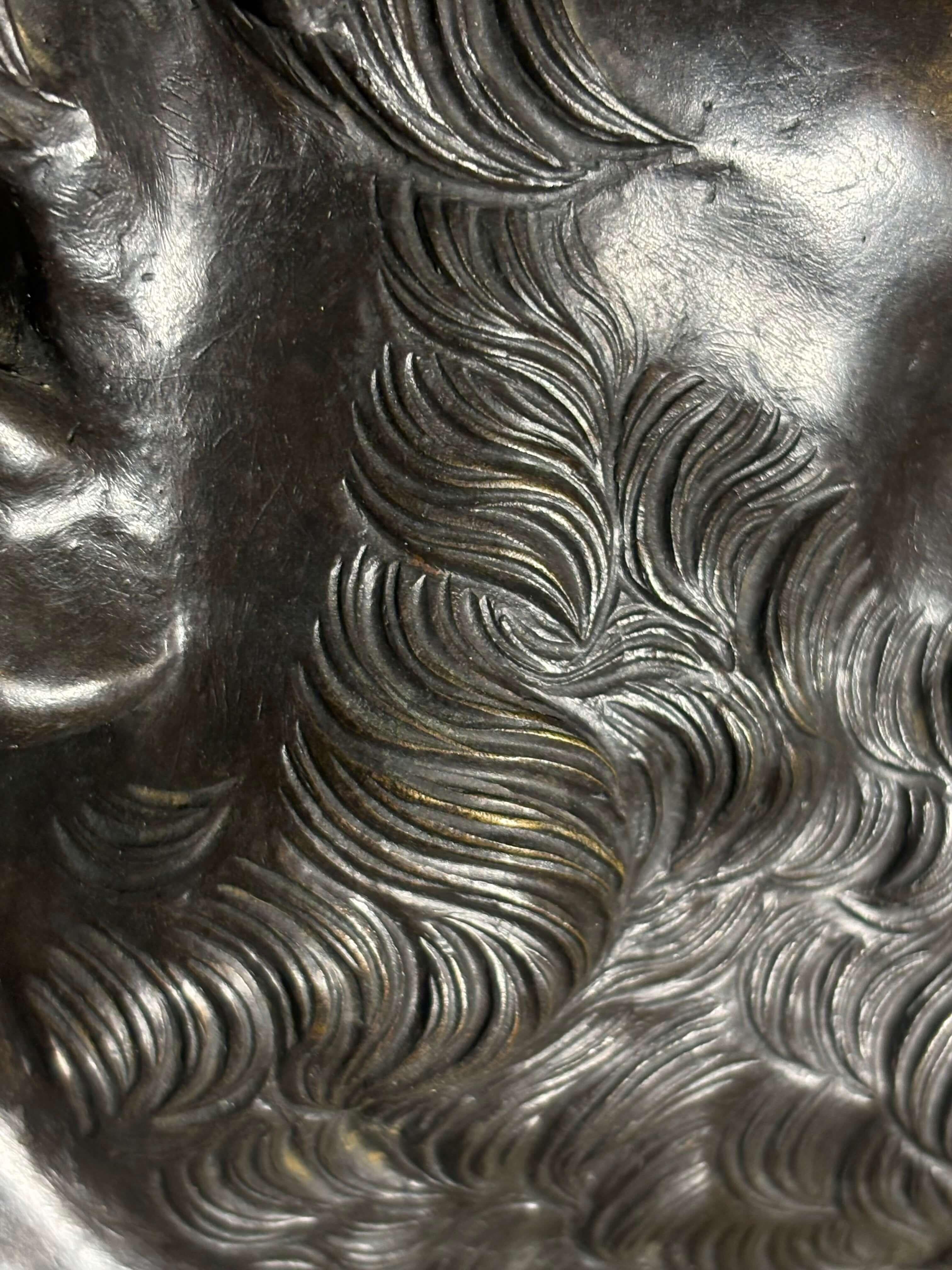 Busto in Bronzo di Seneca o Pseudo-Seneca Italia Napoli fine XVIII-inizi XIX sec in vendita 5